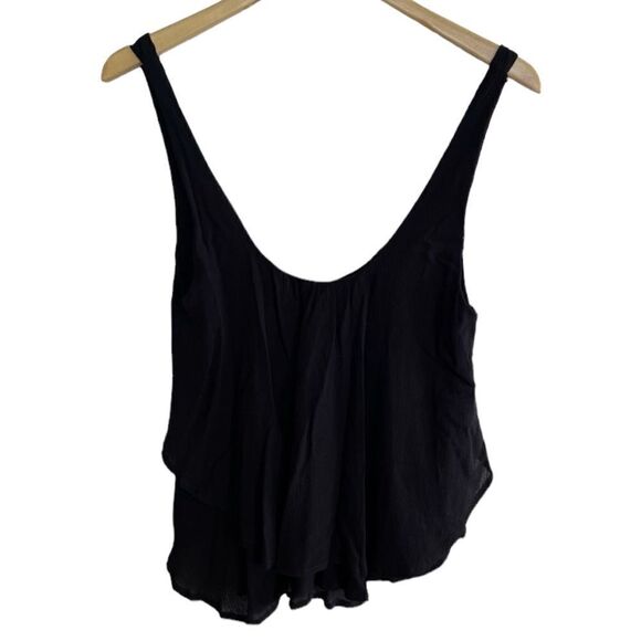 NWT Chelsea Sky Black Tank Top - Size S - Picture 1 of 3